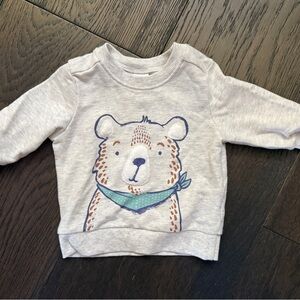 Carter's Beige Bear Graphic Baby sweatshirt